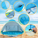 Baby Beach Tent Pop Up Portable Shade Pool UV Protection Sun Shelter for Infant