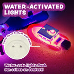 Tub Works® Ocean Rescue™ Vehicles Light Up Bath Toys, 6 Pack | Water-Activated Light Up Toys Flash & Change Color | Easy-Grip Baby & Toddler Bath Toys | Sensory Toys with Bath Lights for Kids Bath