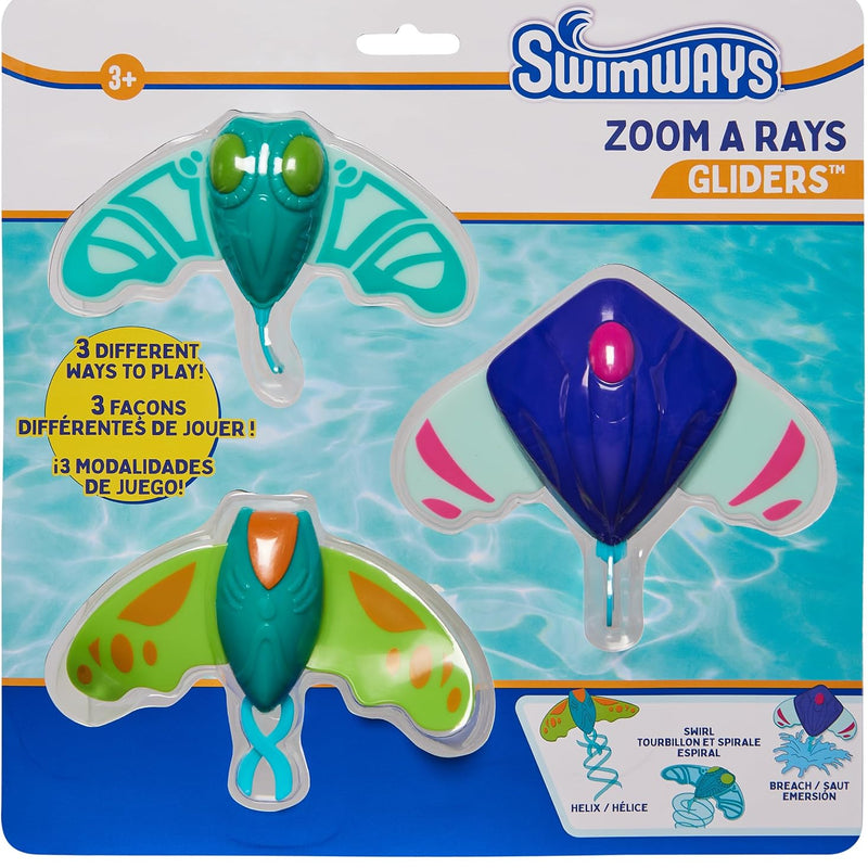 SwimWays PAW Patrol Zoom-A-Rays Water Toy 2-Pack for Ages 5+ | Waterproof PAW Patrol Figurines Sink and Float in Exciting Swirl Action; Teaches Kids Swimming Skills and Diving Confidence