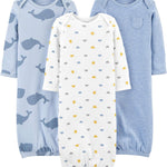 Simple Joys by Carter's Baby Boys 3-pack Cotton Sleeper Gown