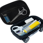 ZIPIT Police Car Pencil Case for Boys, Large Capacity Pencil Box, Blue