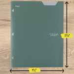 Five Star 2-Pocket Plastic Folder with Stay-Put Tabs, Fits 3-Ring Binder, Holds 8.5" x 11" Paper, Assorted Colors, 4 Pack (333420B)
