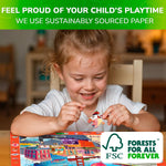 QUOKKA Puzzles for Kids Ages 4-6 - 4 x 60 Puzzles for Toddlers 5-8 - Educational Search and Find Toy for 8-10 yo for Learning Forest Polar, USA National Park Animals and City Life