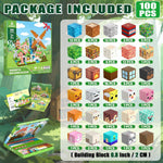 100PCS Magnetic Building Blocks - Sensory Toy for STEM Constructions, Ages 3+