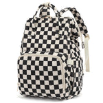 Baby Diaper Bag Backpack for Mom, Large Capacity Travel Nappy Bag for Boys & Girls with Stroller Straps (Corduroy Checkered Green)