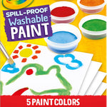 Crayola Spill Proof Paint Set Washable Paint Set for Kids, Arts & Crafts | Teacher School Supplies & Essentials, Arts & Crafts, Toddler Gift, Ages 3+