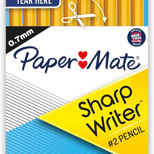 Paper Mate SharpWriter Mechanical Pencils, 0.7 mm #2 Pencil Lead, Yellow, 36 Count - Back to School Supplies