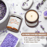 Mothers Day Gifts for Mom,New Mom Gifts,Gift for New Moms,Mothers Gift After Birth-7 OZ Lavender Soy Wax Candle