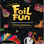 Skillmatics Foil Fun Pretty Patterns, Foil Art, Gift for Tweens & Adults | Travel Toys, Craft Kit, 18 DIY Magnets, 60+ Foam Stickers, Fine Motor Skills, DIY Mess-Free Activity, Screen-Free