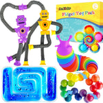 6Pack Sensory Autism Toys for Tollder Kids, Airplane Travel Road Trip Restaurant Toy for Age 3-5 5-7 Fidget Classroom Must Have Treasure Prize Autistic ADHD Easter Basket Stuffers Gifts