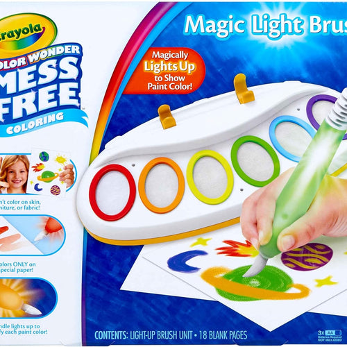 Crayola Color Wonder Magic Light Brush, Mess Free Painting Station for Kids, Gift for Kids & Toddlers