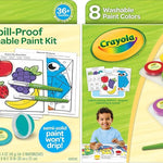 Crayola Spill Proof Paint Set (8ct), Washable Toddler Paint Kit | Screen Free Activity, Arts & Crafts Kit for Kids, Painting Gift for Toddlers, Ages 3+