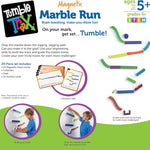 Learning Resources Tumble Trax Magnetic Marble Run STEM Toy for Kids 4-8 with Marbles and Track Pieces