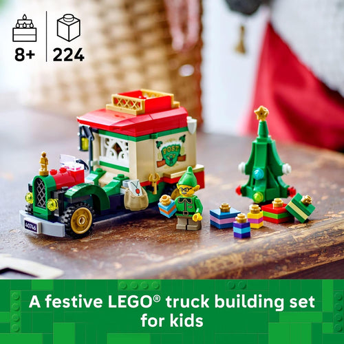 LEGO Santa's Delivery Truck Building Toy for Kids, Ages 8+, 40746