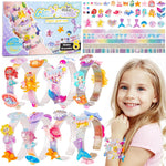 Friendship Bracelet Making Kit for Girls Toys Crafts for Kids Ages 5-12 | 5 6 7 8 9 10 11 Year Old Girl Birthday Gifts Girls Craft Toys Age 5-12, Kids Jewelry Making Kit with Charm (Butterfly&Flower)