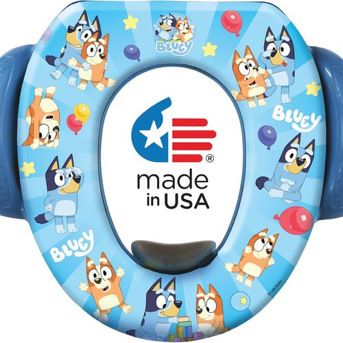 Bluey Soft Potty Seat - Potty Training Toilet Seat, Soft Cushion, Baby Potty Training, Safe, Easy to Clean