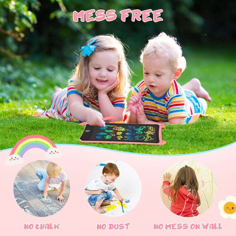 eooCoo toddler LCD writing tablet for kids, 2 pack, 8.5 inch, travel essentials for boys and girls aged 3-5