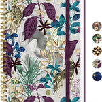 Taja Lined Spiral Notebook Journal for Women A5(5.8" × 8.3"), Cute Hardcover Notebook for Work, School & Note Taking, Pretty College Ruled Journal for Writing, 140 Pages, Sunset