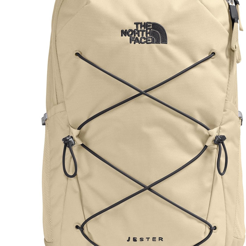 The North Face Women's Jester Everyday Laptop Backpack - Commuter Travel Bag, Laptop Sleeve, Water-Repellent, Gravel/TNF Black, One Size