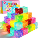 12 Pack Stress Balls for Adults, Cute Octopus Fun Squish Ball, Fidget Toys Bulk Squishy Squeeze Ball Set and Birthday Party Favors Toys for Kids