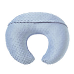 ESEN Nursing Pillow and Body Positioner for Breast Feeding and Bottle Feeding, Ultra Soft Baby Breastfeeding Pillows with Removable Nursing Pillow Cover for More Support for Mom and Baby (Blue)