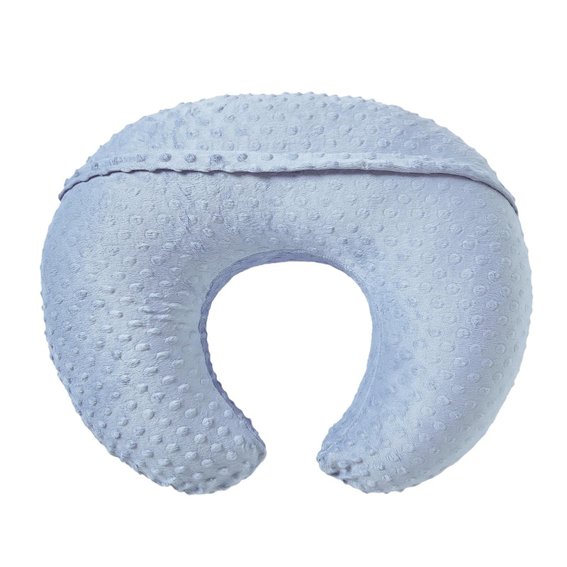 ESEN Nursing Pillow and Body Positioner for Breast Feeding and Bottle Feeding, Ultra Soft Baby Breastfeeding Pillows with Removable Nursing Pillow Cover for More Support for Mom and Baby (Blue)
