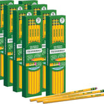 Ticonderoga Wood-Cased Pencils, Unsharpened, #2 HB Soft, Yellow, 96 Count