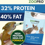 Exotic Nutrition Baby Squirrel Nursing Set (Basic) - Milk Replacer, Feeding Syringes