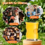 1000X Digital Handheld Microscope for Kids with 2.0" IPS Screen, Orange, STEM Science Lab Gift for Boys & Girls Age 4-12