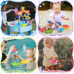 Baby Bath Toys, Mold Free Bath Toys Toddlers 2-4 | Stacking Boat Sensory Water Table Toys and Toddler Pool Toys as Gifts for Boys and Girls Ages 1-3