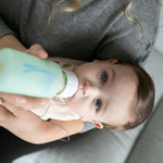 Dr. Brown's Anti-Colic Options+ Narrow Glass Baby Bottle with Level 1 Slow Flow Nipple, BPA-Free, 4 oz/120mL, 4-Pack