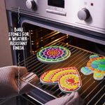 Stepping Stones Painting Kit for Kids - 5 Paint Your Own Garden Stones | 5 Stepping Stones with Paints and Brushes, Crafts for Kids Ages 6-8 - Birthday Gifts for Girls & Boys Ages 6 7 8 9 10 Years