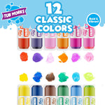Tub Works® Bath Paint Sticks™ | Nontoxic, Washable Bathtub Paint for Creative Kids & Toddlers
