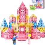 Soyee Diamond Magnetic Building Blocks Princess Toys for 3-8 Year Old Girls and Boys