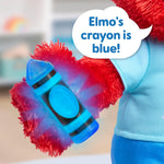 Sesame Street 13-Inch Learning Elmo Plush with Lights, Sounds & Motion, 50+ Phrases, Kids Toy