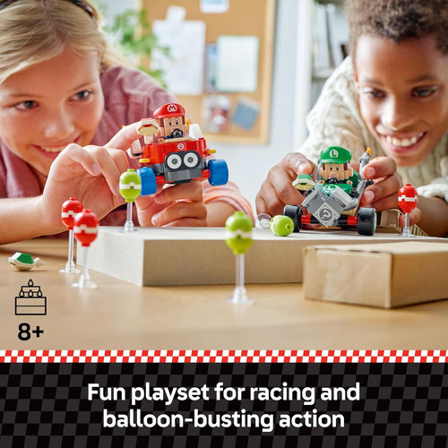 LEGO Super Mario: Mario Kart Baby Mario vs. Baby Luigi Collectible Toy Building Set