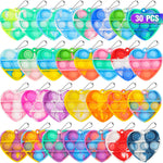 pop fidget toys for kids 4-8 8-12 mini pop keychain bulk party favors classroom prizes