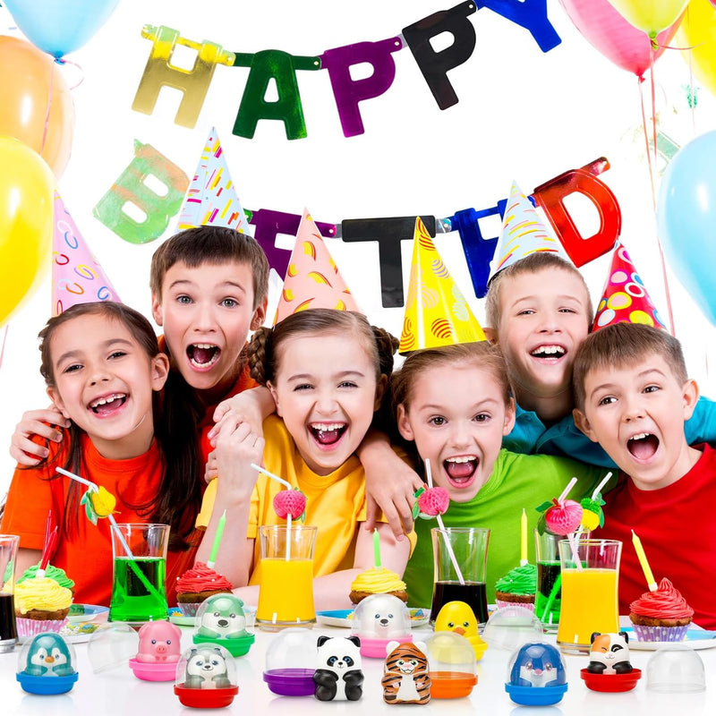 30-Pack Party Favors: Slow-Rising Animal Squishies, Classroom Prizes, Stress Relief Toys