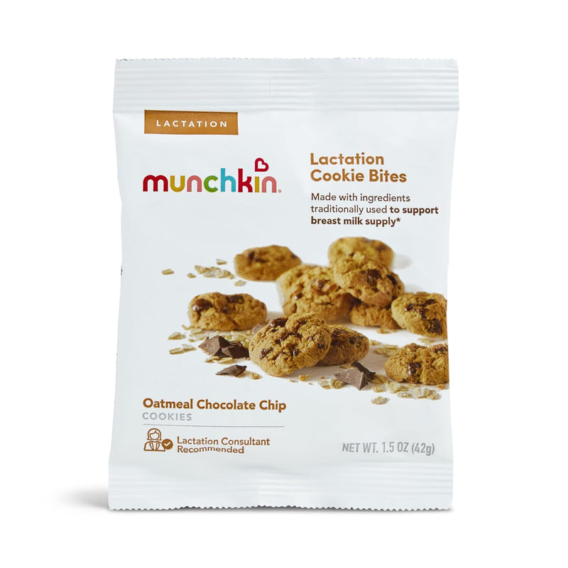 Munchkin Milkmakers Lactation Cookie Bites, Oatmeal Chocolate Chip