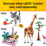 LEGO Creator 3 in 1 Wild Animals Panda Family Building Toy Kit for Kids with 3 Building Options - 31165