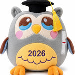 Graduation Owl Plush Stuffed Kindergarten Gift for Boys and Girls Class of 2026 11.8 inches with Black Cap