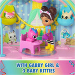 Gabby's Dollhouse Kitty Care Ear Purrfect Playroom – 17-Piece Playset with 4 Toy Figures, Dollhouse Furniture, Doll Accessories & Baby Doll Stuff for Kids Ages 3+
