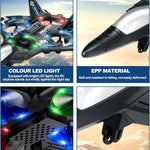 JoyRapt Drones with 360° Flip, LED Lights, and 3 Speed Options - RC Plane for Kids and Adults