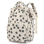 Baby Diaper Bag Backpack for Mom, Large Capacity Travel Nappy Bag for Boys & Girls with Stroller Straps (Corduroy Checkered Green)