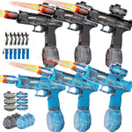 4Pcs Electric Water Gun for Kids Adults, Water Guns Squirt Gun | Toys for boys,Water Spray Sound and Led Light, Leak-Proof Rechargeable Watergun for Summer Outdoor Pool Beach Toys for Boys