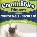 Hartz Disposable Dog Diapers, Size M 32 count, Comfortable & Secure Fit, Easy to Put On | Comfortable & Secure Fit, Easy to Put On, Super Absorbent, Breathable Material, Adjustable Tail Hole, Male & Female Diaper