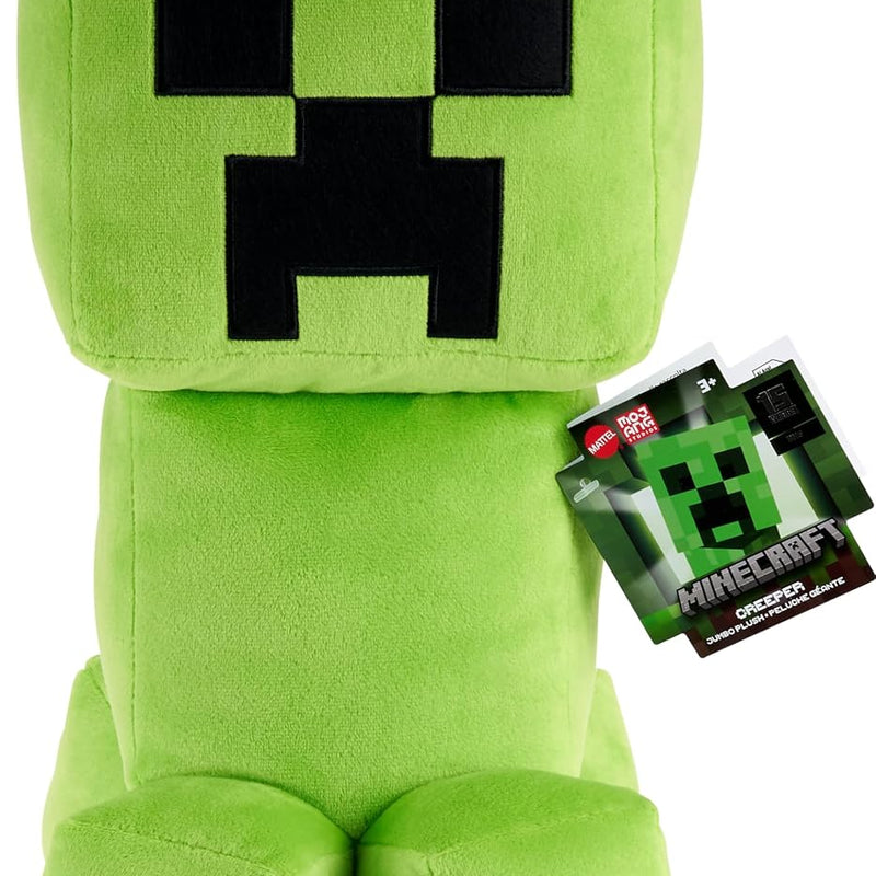 Mattel Minecraft Basic Plush Character Soft Dolls, Video Game-Inspired Collectible Toy Gifts for Kids & Fans Ages 3 Years Old & Up