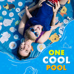 SplashEZ 3-in-1 Splash Pad, Sprinkler & Baby Pool - Toddler Outdoor Water Toys for Learning & Fun