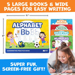 Magic Grooved Writing Practice for Kids Age 3-5 - Handwriting Practice for Kids 5-7