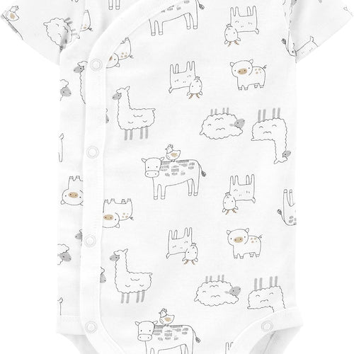 Simple Joys by Carter's Unisex Baby 5-pack Side Snap Short-sleeve Bodysuit